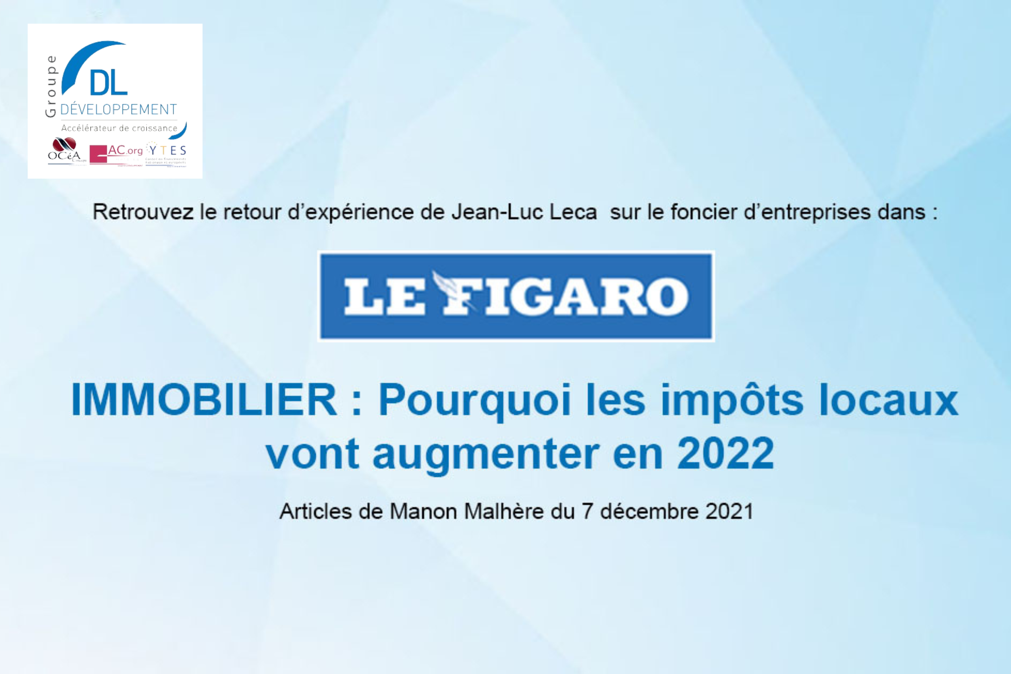 D.L Développement dans le Figaro