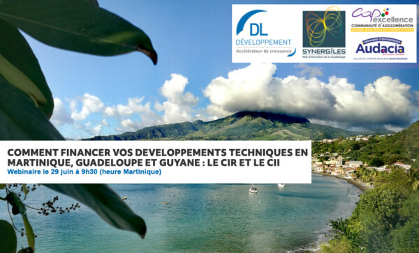Webinaire 16 janvier 2024 – Financez vos développements techniques aux Antilles & en Guyane : CIR & CII