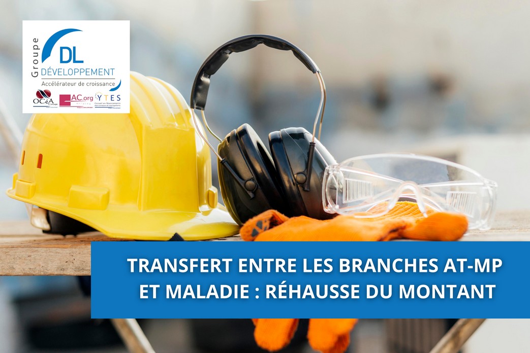 Transfert entre les branches AT-MP et maladie : réhausse du montant