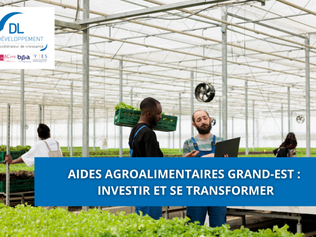 Aides agroalimentaires Grand-Est : investir et se transformer