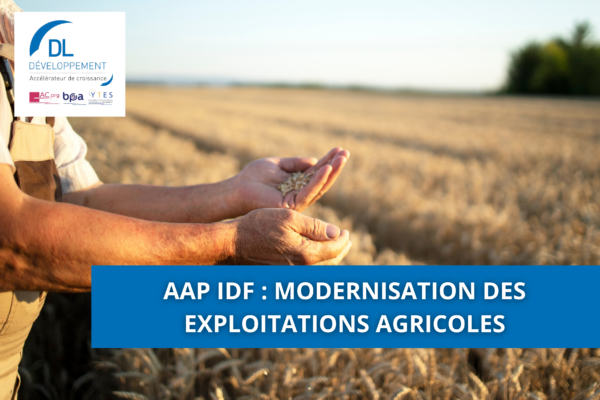 AAP IDF : Modernisation des exploitations agricoles
