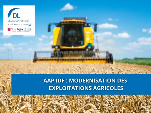 AAP IDF : Modernisation des exploitations agricoles