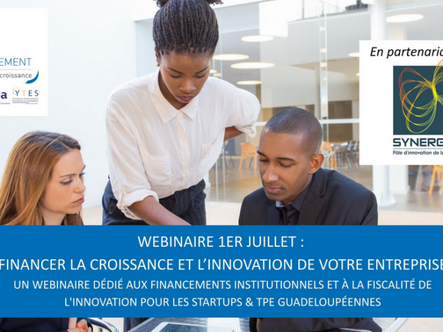 Webinaire Guadeloupe – Financer la croissance de votre entreprise